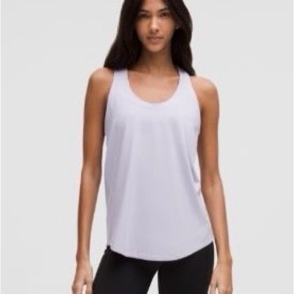 lululemon athletica Light Lavender Scoop Tank